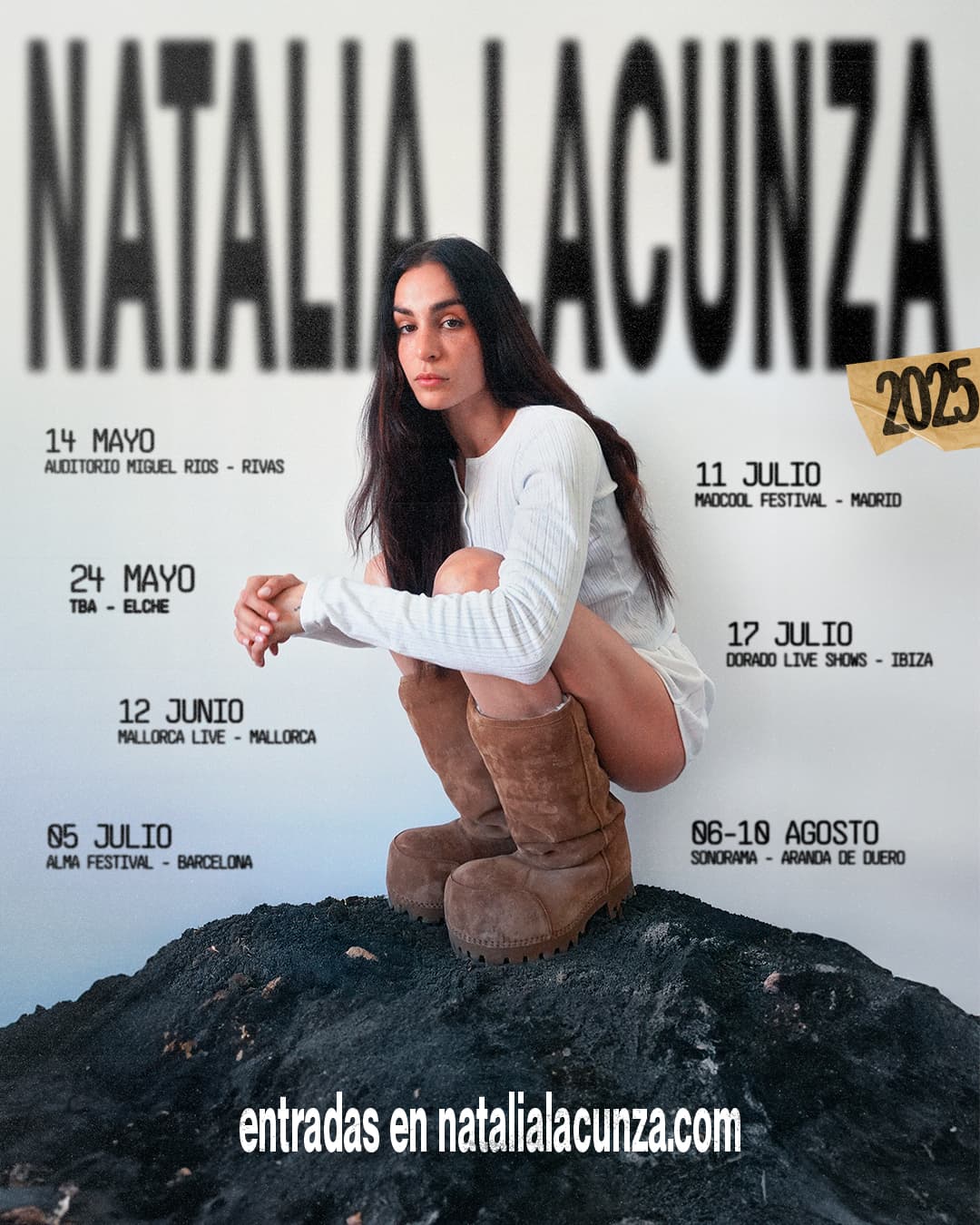 Natalia Lacunza Poster Tour — Graphic Design