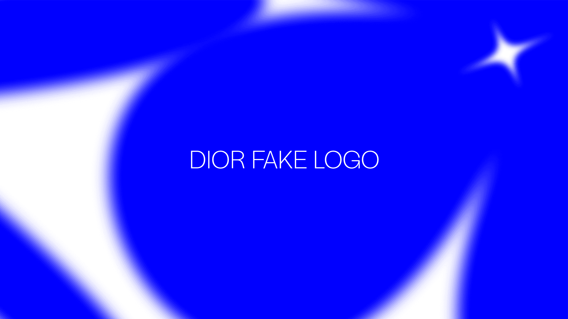 Dior Fake Logo